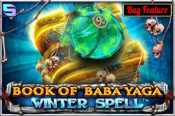 Zimmerfenster: Original-Cover des Slots Book of Baba Yaga - Winter Spell