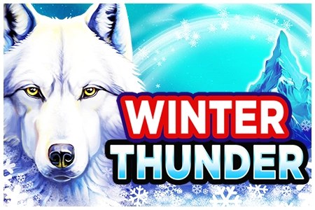 Zimmerfenster: Original-Cover des Slots Winter Thunder