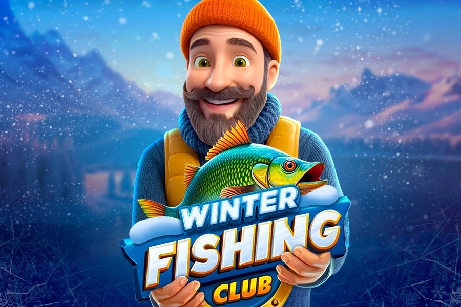 Zimmerfenster: Original-Cover des Slots Winter Fishing Club