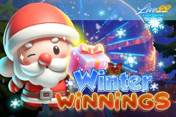 Zimmerfenster: Original-Cover des Slots Winter Winnings